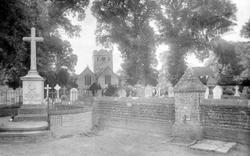 St Nicholas' Church And War Memorial 1924, Charlwood