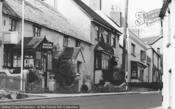 Photo of Charmouth, Badgers Bookshop c.1965