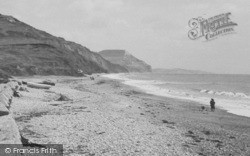 Beach East c.1955, Charmouth