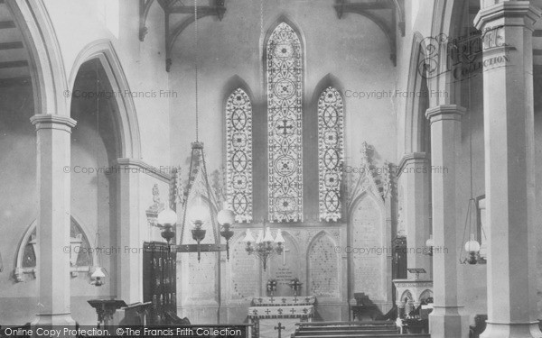 Photo of Charmouth, Church Interior 1900