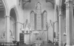 Church Interior 1900, Charmouth
