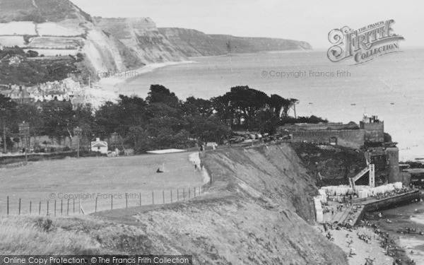 Photo of Charmouth, Coastline From Peak Hill c.1965