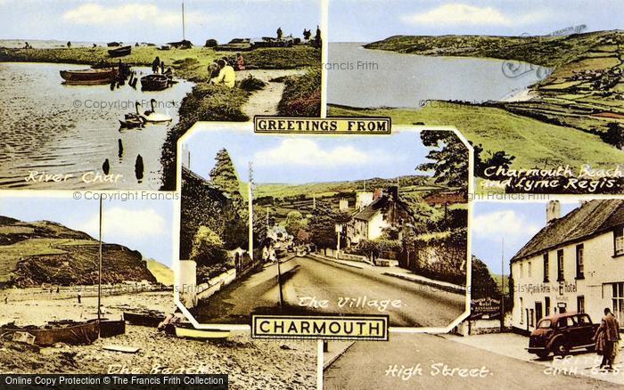 Photo of Charmouth, Composite c.1960
