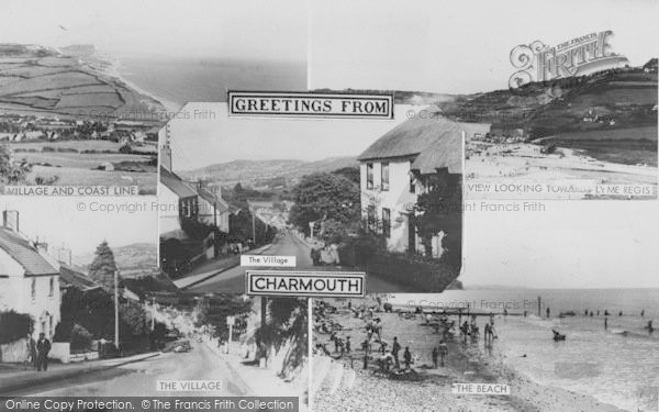 Photo of Charmouth, Composite c.1965