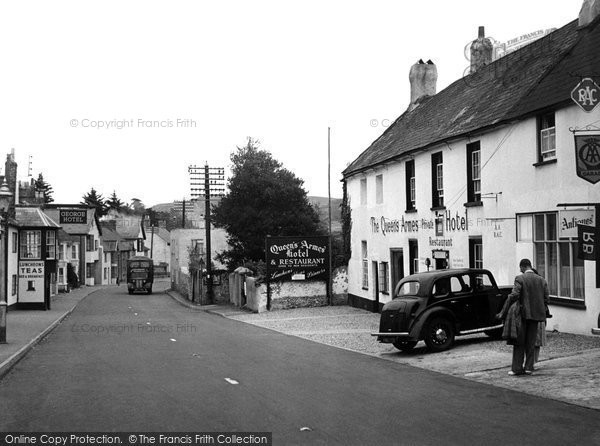 Photo of Charmouth, High Street c.1955