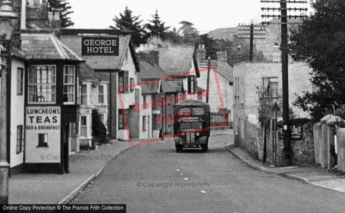 Photo of Charmouth, High Street c.1955