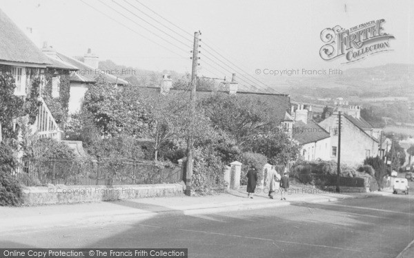 Photo of Charmouth, High Street c.1955