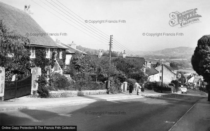 Photo of Charmouth, High Street c.1955