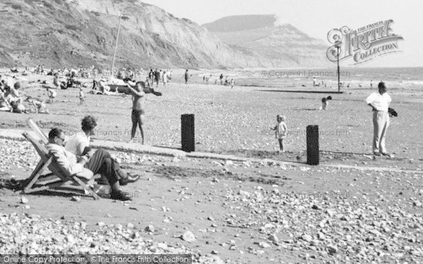 Photo of Charmouth, Holidays On The Beach c.1965