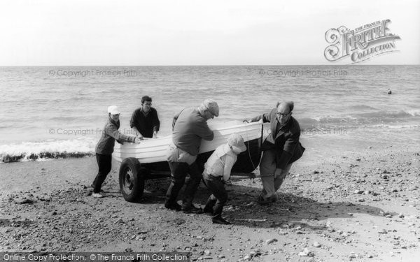 Photo of Charmouth, On The Beach c.1965