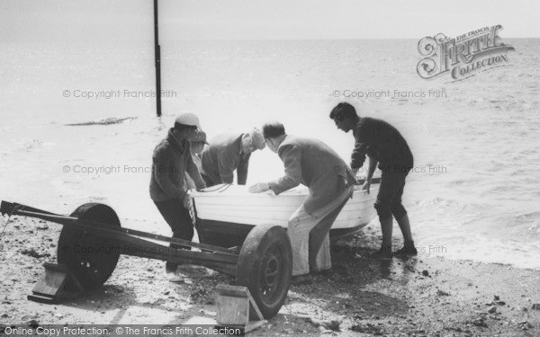 Photo of Charmouth, On The Beach c.1965