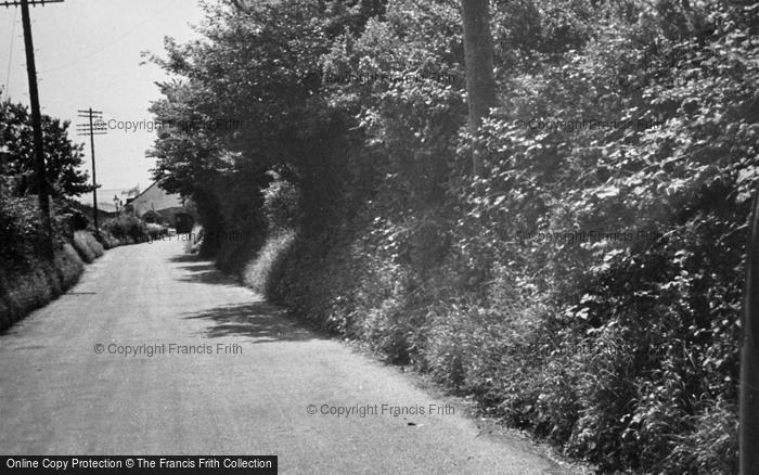 Photo of Charmouth, Sea Side Road c.1955