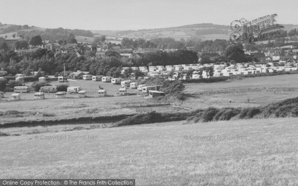 Photo of Charmouth, Seadown Caravan Park c.1965