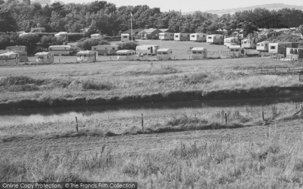 Photo of Charmouth, Seadown Caravan Park c.1965