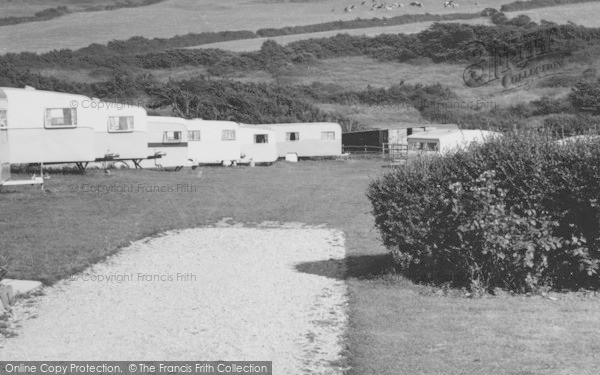 Photo of Charmouth, Seadown Caravan Park c.1965