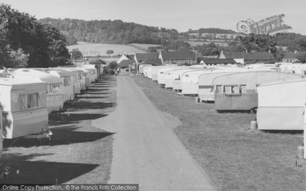 Photo of Charmouth, Seadown Caravan Park c.1965