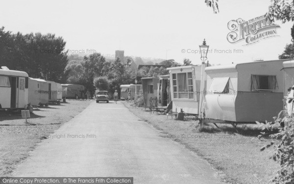 Photo of Charmouth, Seadown Caravan Park c.1965