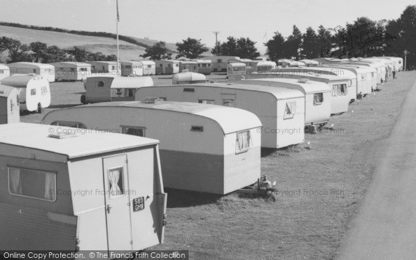 Photo of Charmouth, Seadown Caravan Park c.1965