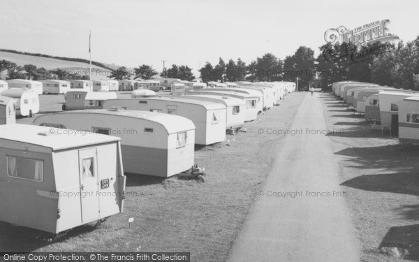 Photo of Charmouth, Seadown Caravan Park c.1965