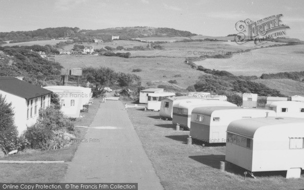 Photo of Charmouth, Seadown Caravan Park c.1965