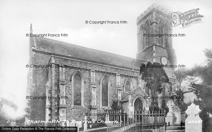 Photo of Charmouth, St Andrew's Church 1900