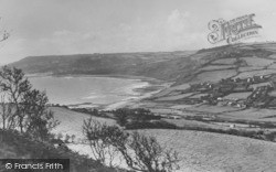 The Bay From Slopes c.1939, Charmouth