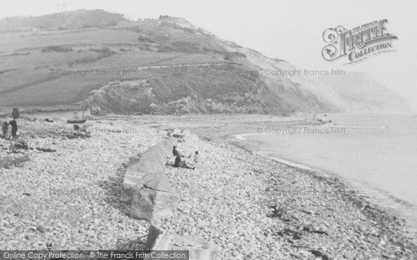 Photo of Charmouth, The Beach And Golden Cap c.1955