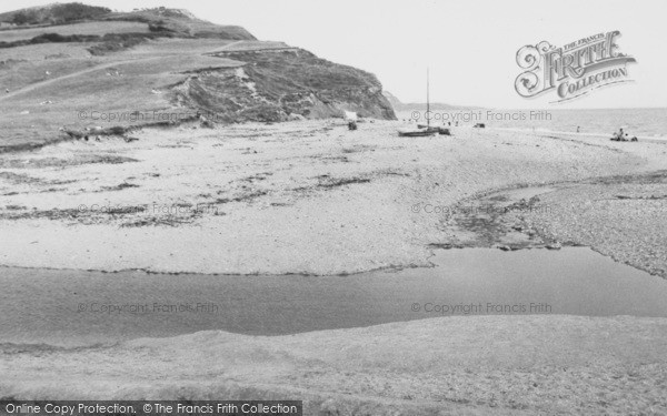 Photo of Charmouth, The Beach c.1960