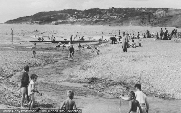 Photo of Charmouth, The Beach c.1960