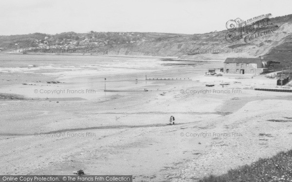 Photo of Charmouth, The Beach c.1960