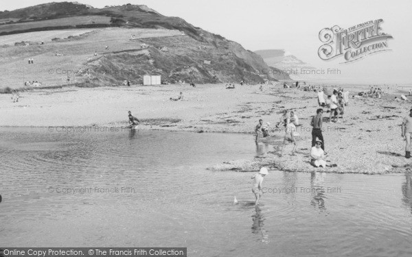 Photo of Charmouth, The Beach c.1965