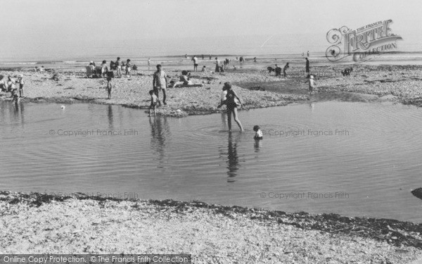 Photo of Charmouth, The Beach c.1965
