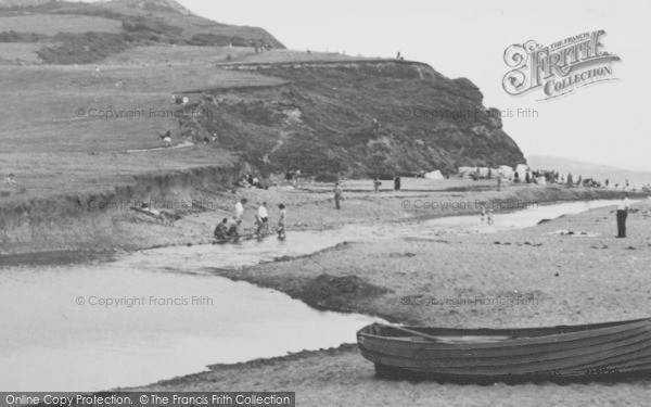 Photo of Charmouth, The Cliffs c.1960