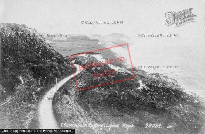Photo of Charmouth, The Cutting c.1890
