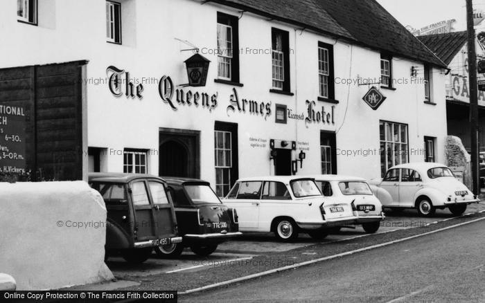 Photo of Charmouth, The Queens Arms Hotel c.1965