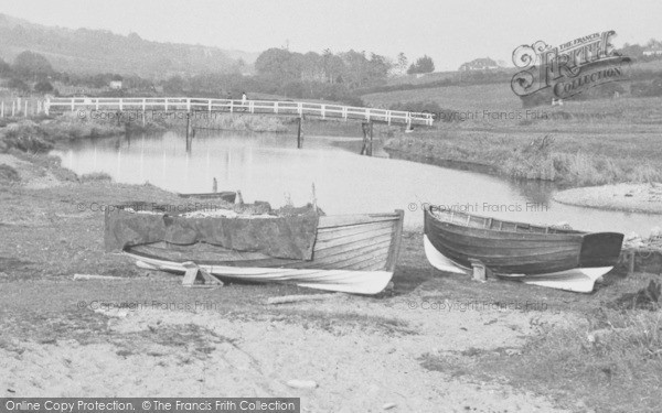 Photo of Charmouth, The River Char c.1955