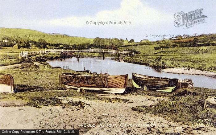 Photo of Charmouth, The River Char c.1955