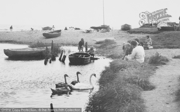 Photo of Charmouth, The River Char c.1960