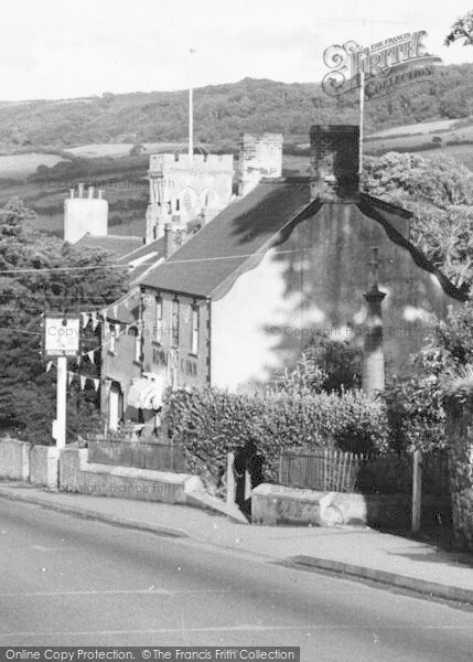 Photo of Charmouth, The Royal Oak Inn c.1955