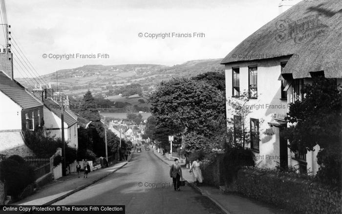 Photo of Charmouth, The Village c.1955