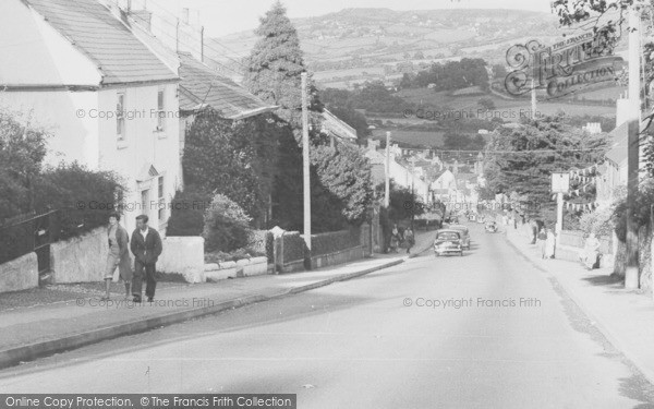 Photo of Charmouth, The Village c.1955