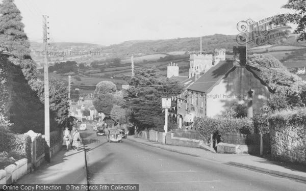 Photo of Charmouth, The Village c.1955