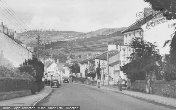 Photo of Charmouth, The Village c.1955