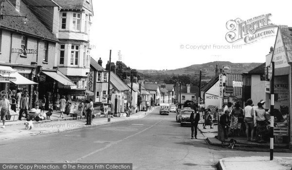 Photo of Charmouth, The Village c.1960