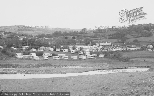 Photo of Charmouth, View Of Seadown Caravans c.1960