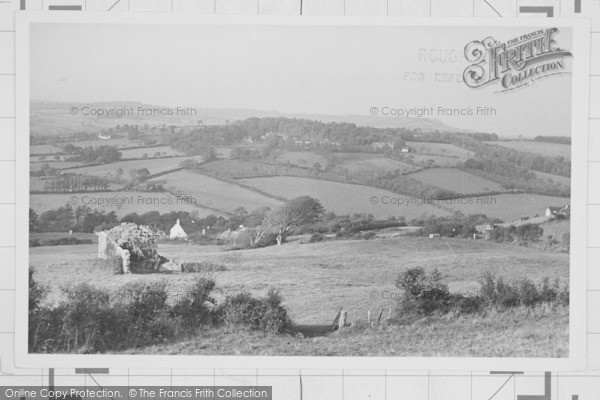 Photo of Charmouth, View Towards Castleton c.1955