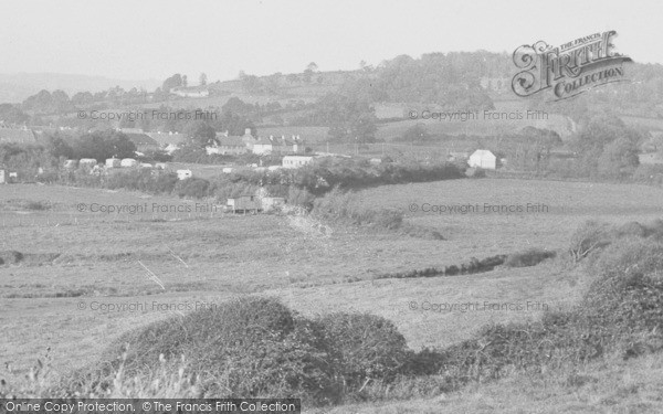 Photo of Charmouth, View Towards Castleton c.1955
