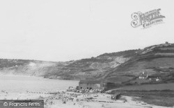 View Towards Lyme Regis c.1960, Charmouth