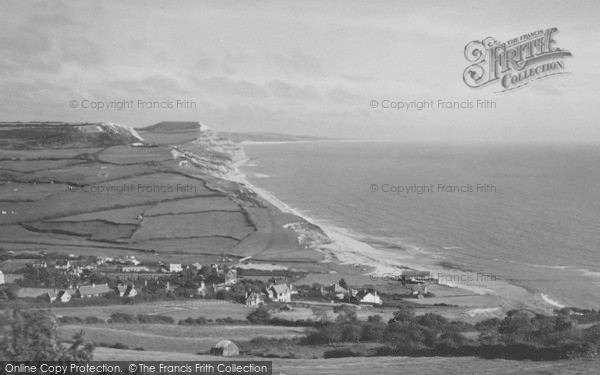 Photo of Charmouth, Village And Coast Line c.1939