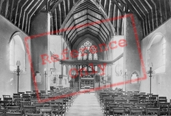 Church Interior 1903, Chartham